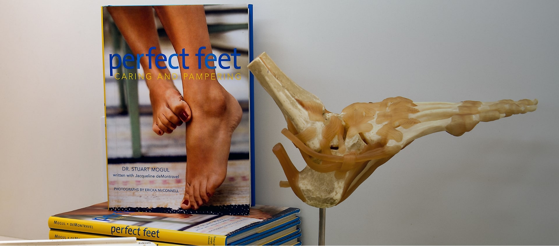 Dr, Mogul's Book titled perfect feet caring and pampering